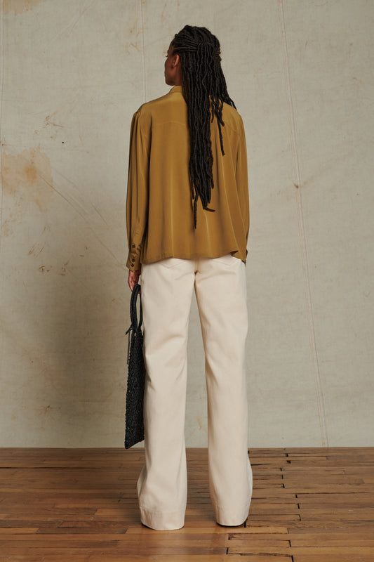Alissio Trousers - Chalk - Cotton - Women