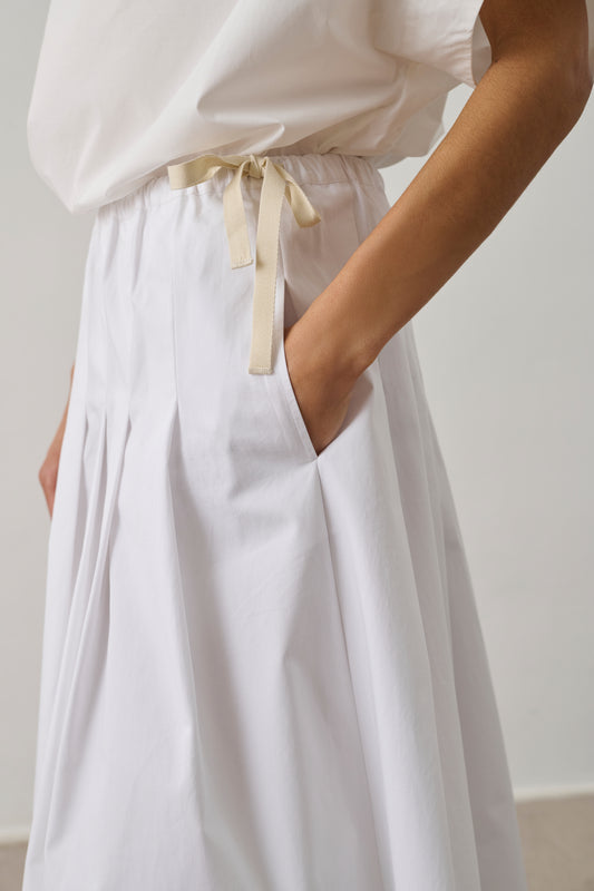 Jupe Amalia - Blanc Cassé - Coton - Femme