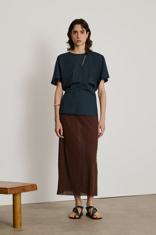 Blouse Embrun - Midnight Blue - Cotton - Women