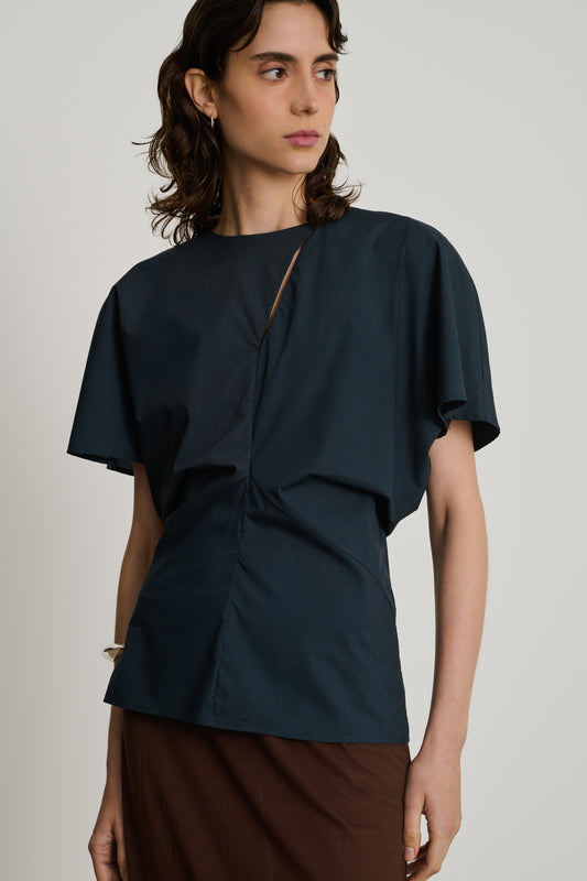 Blouse Embrun - Midnight Blue - Cotton - Women