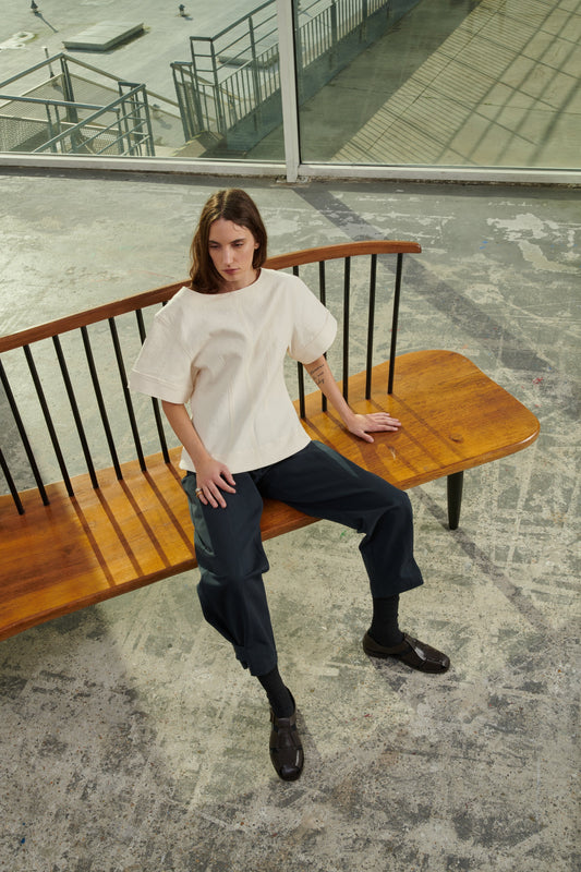 BLOUSE WARREN ECRU