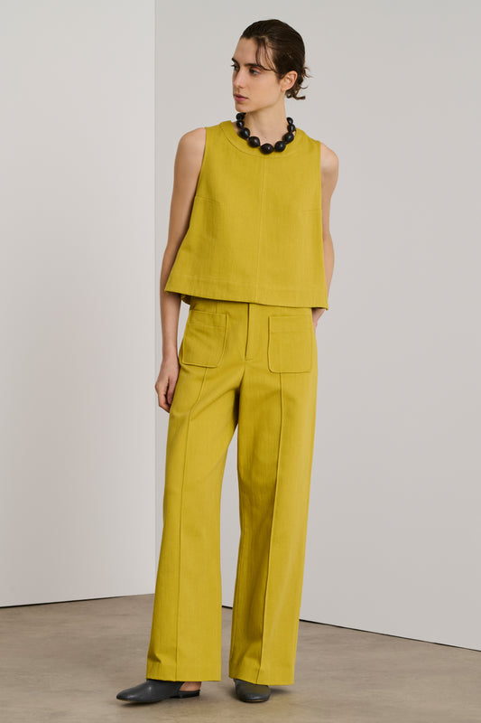 Pampa top - Golden Yellow - Cotton - Women