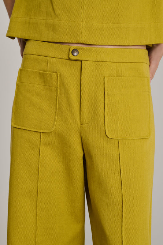 Harry trousers - Golden Yellow - Cotton - Women