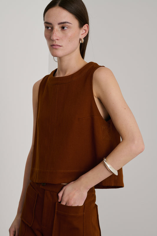 Harry Trousers - Clay - Cotton - Women