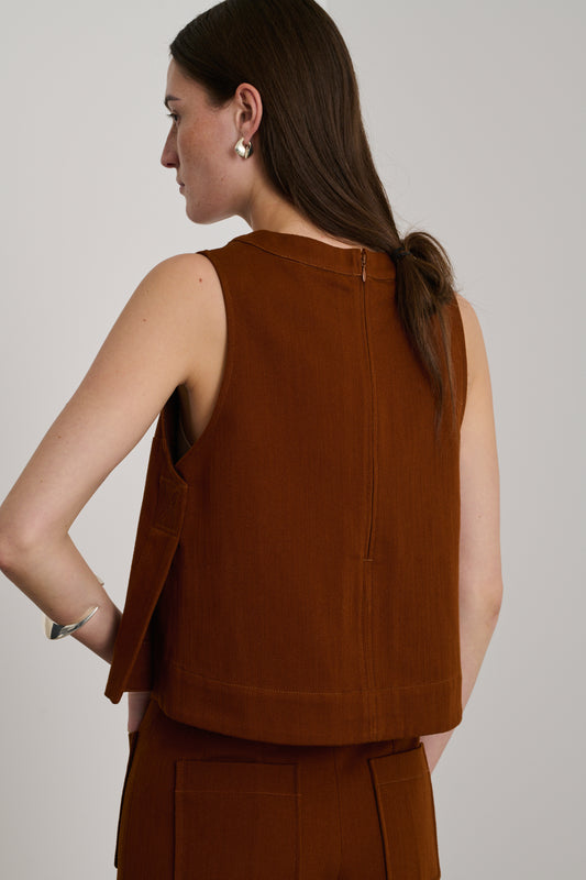 Harry Trousers - Clay - Cotton - Women