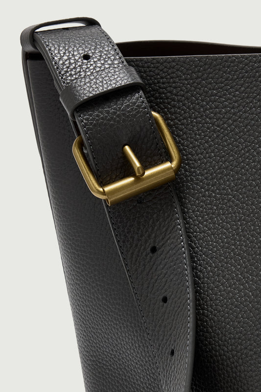 Saudade Mini bag – Steel – Leather – Women