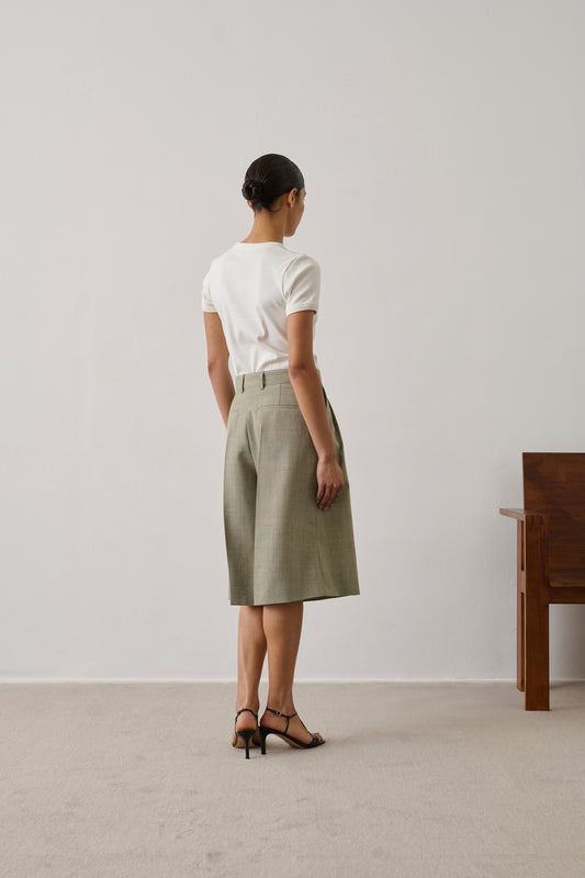 Bermuda Imogen - Amande - Coton - Femme