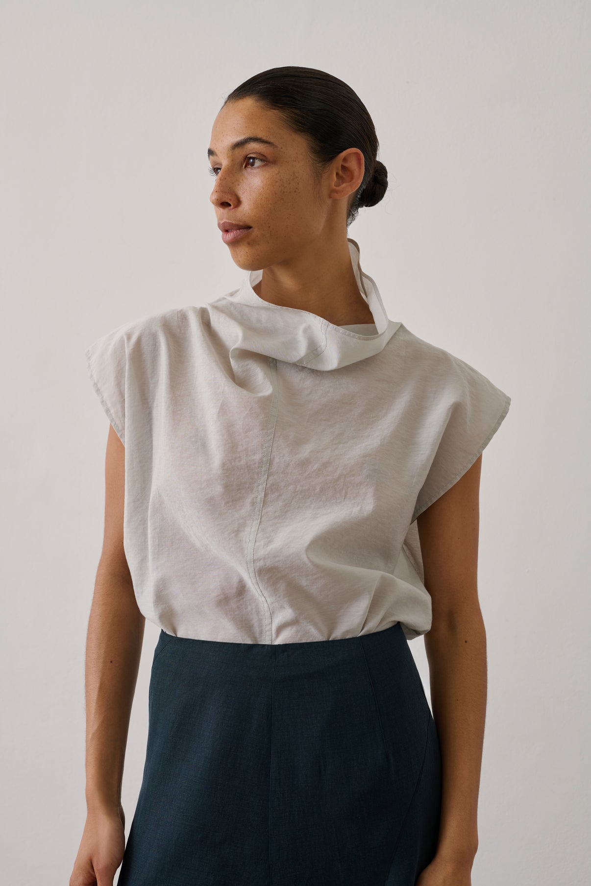 Blouse Izumi - Light Grey - Women vue 3