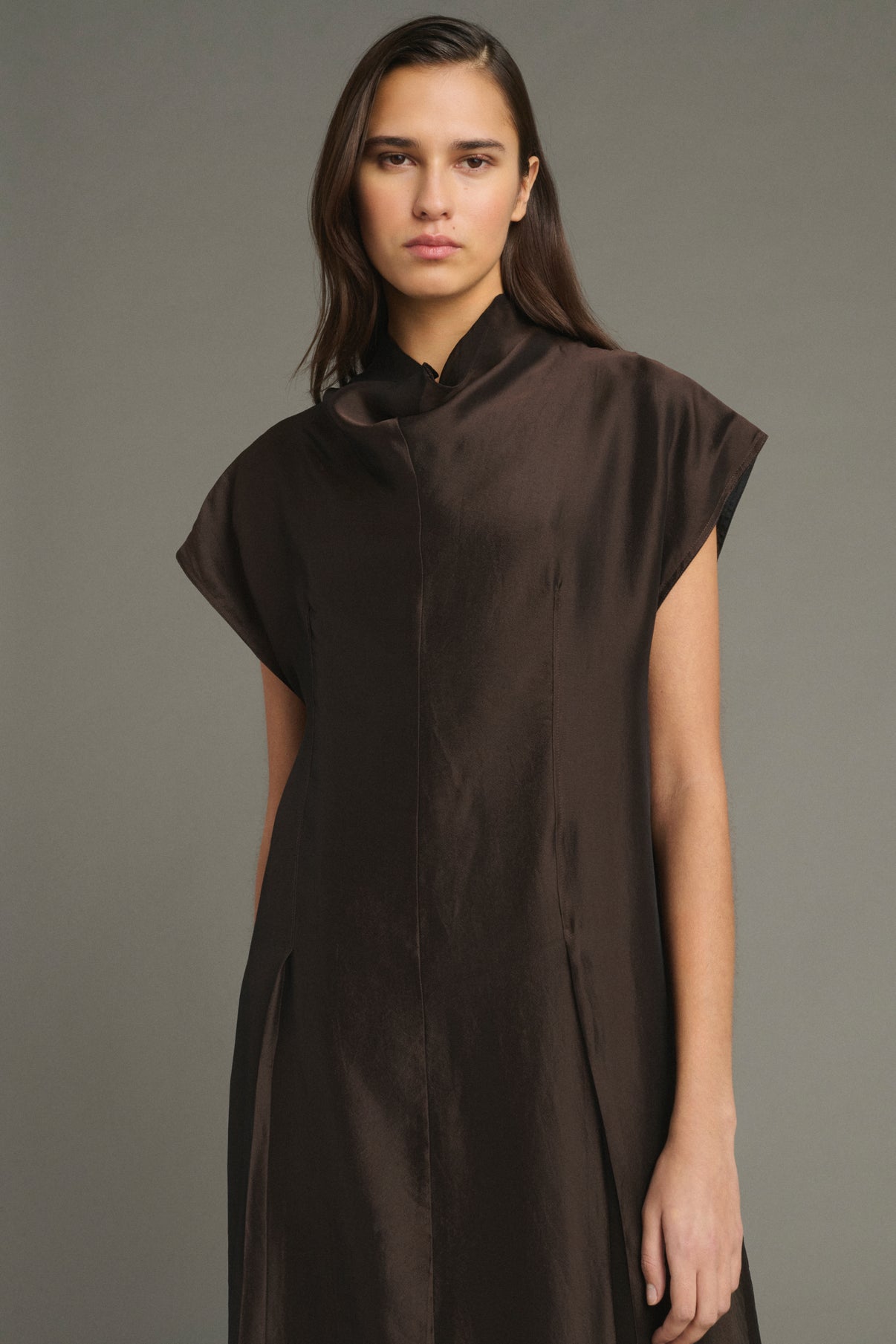 Lena dress - Brown - Women vue 3
