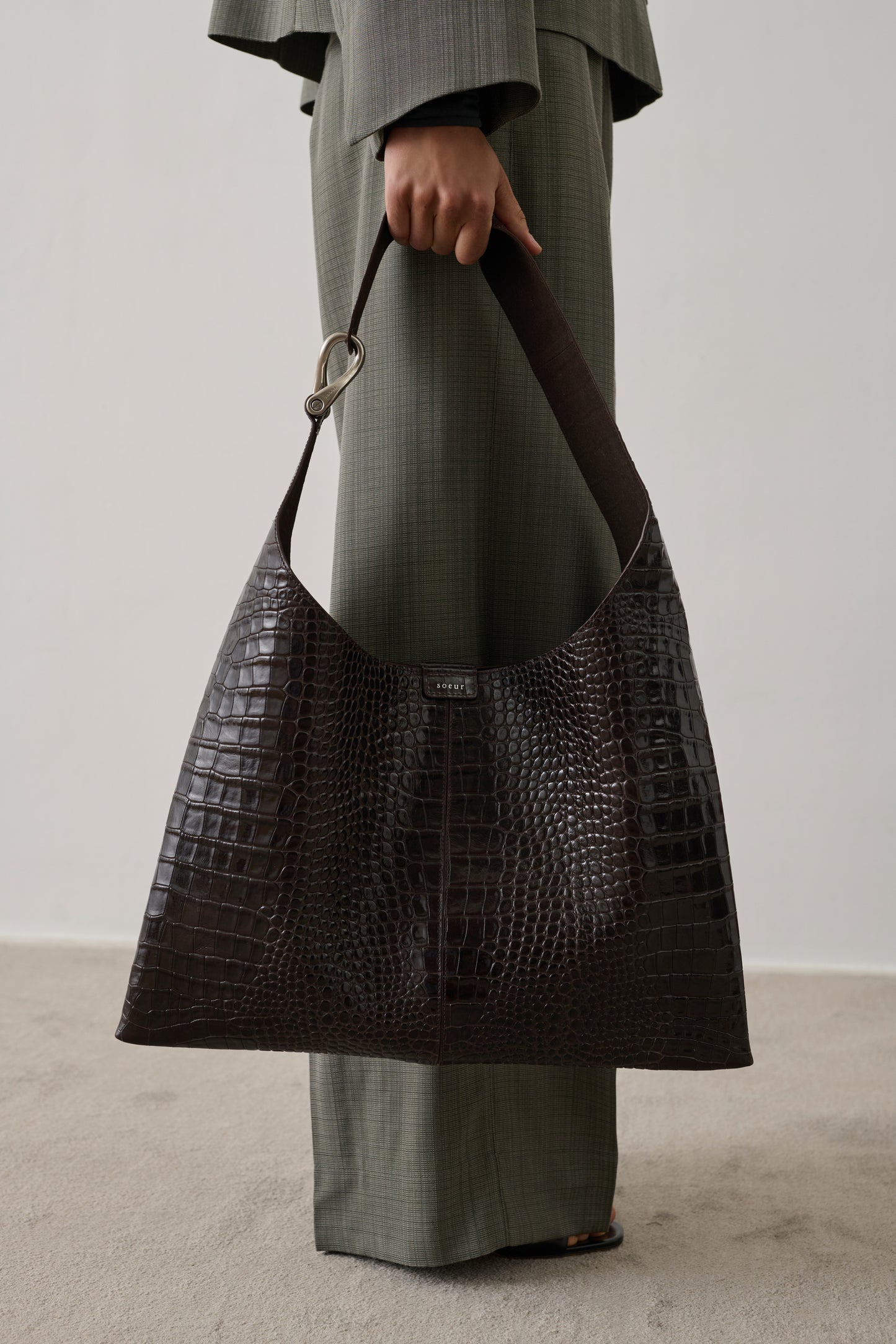 Cosima bag - Dark brown - Leather - Women