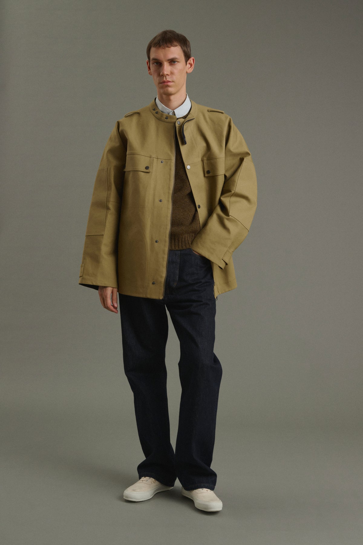 Martin coat - Beige - Cotton - Men vue 1