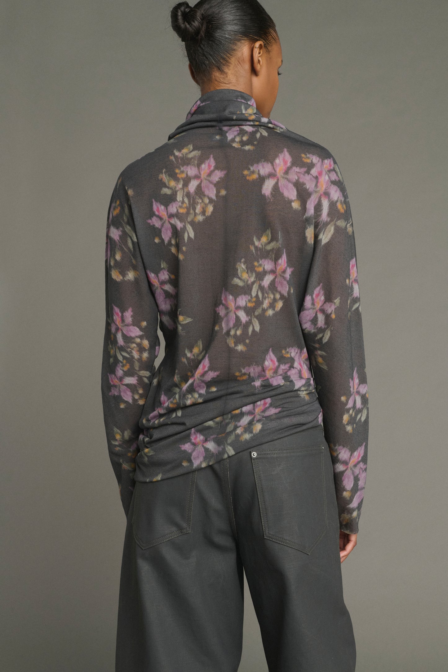 T-shirt Lisia - Anthracite/Violet - Cotton - Women