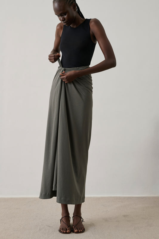 Jupe Goa - Ardoise - Coton - Femme