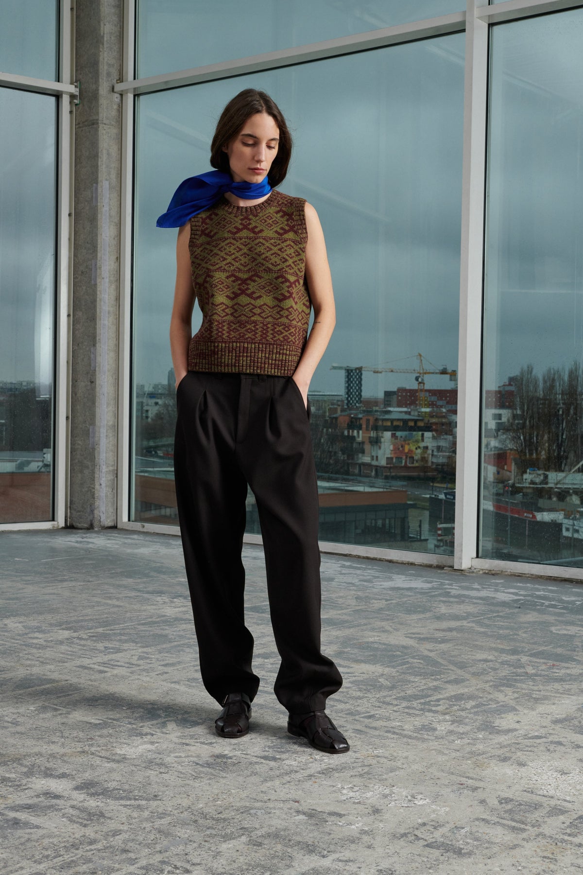 TROUSERS TIMON CHARCOAL