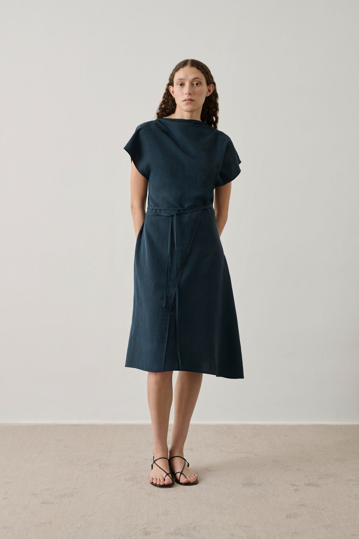 Felicie dress - Teal - Women vue 1