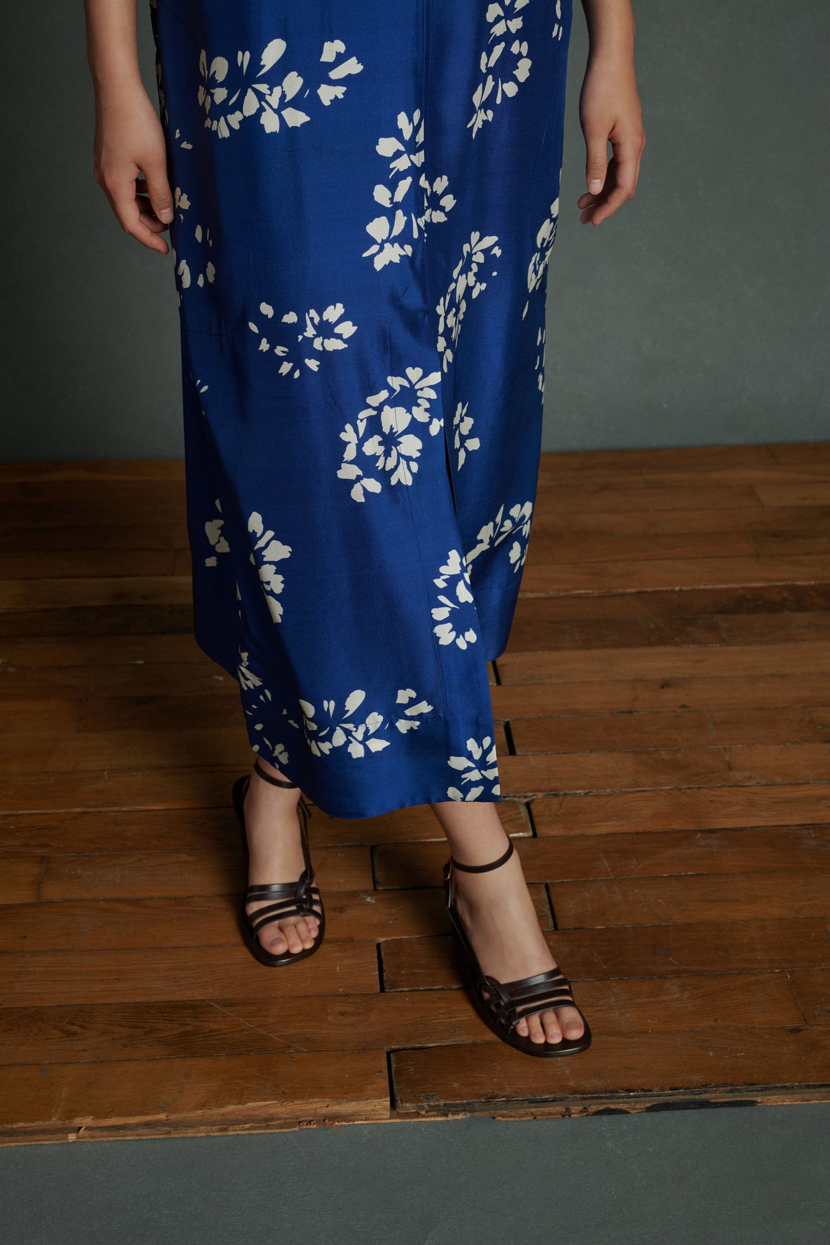 Sandales Alix - Marron Foncé - Cuir - Femme vue 3