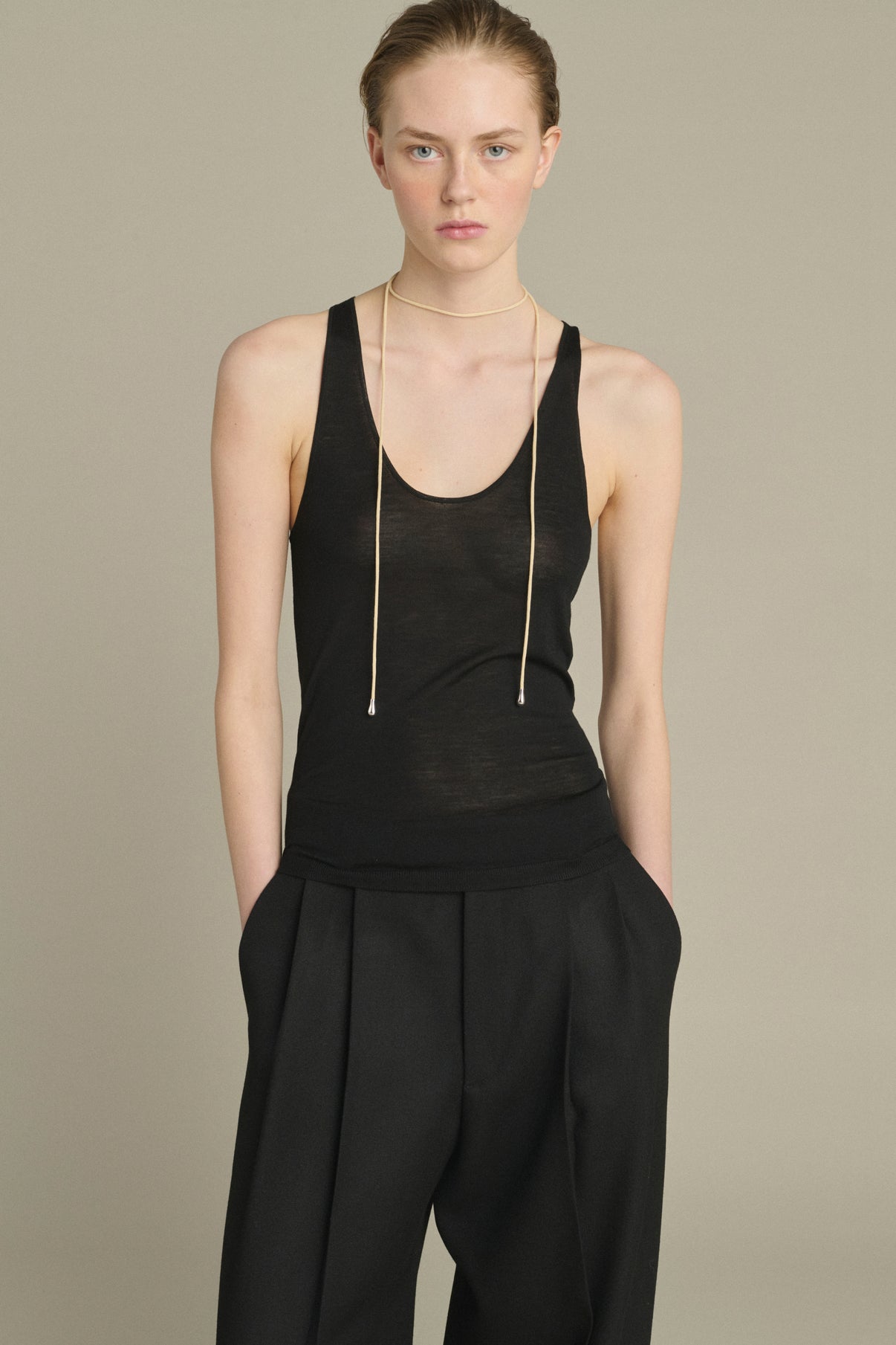 Cordon - Crème - Femme vue 4