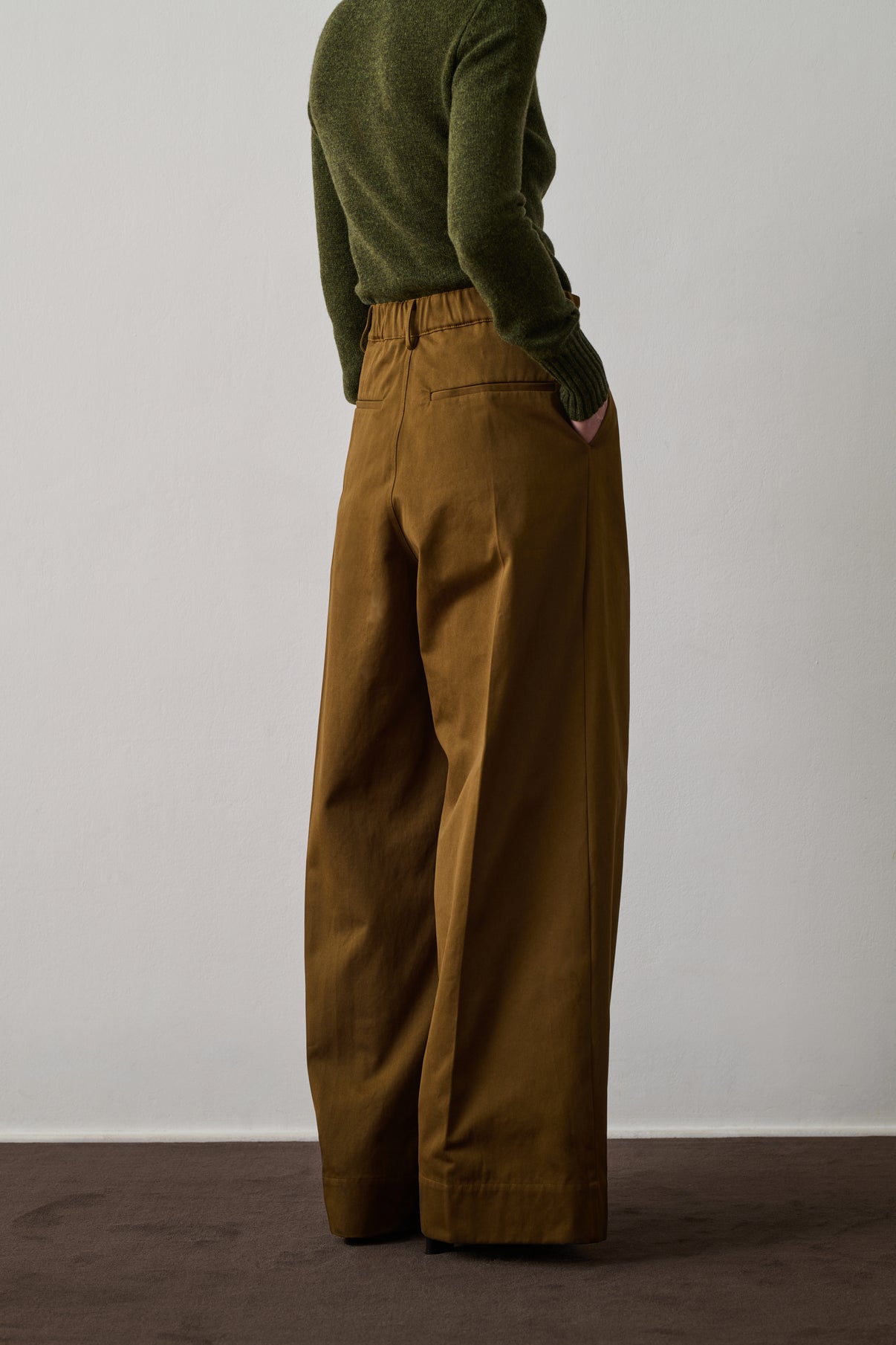 Pantalon Frejus - Kaki/Bronze - Coton - Femme vue 3