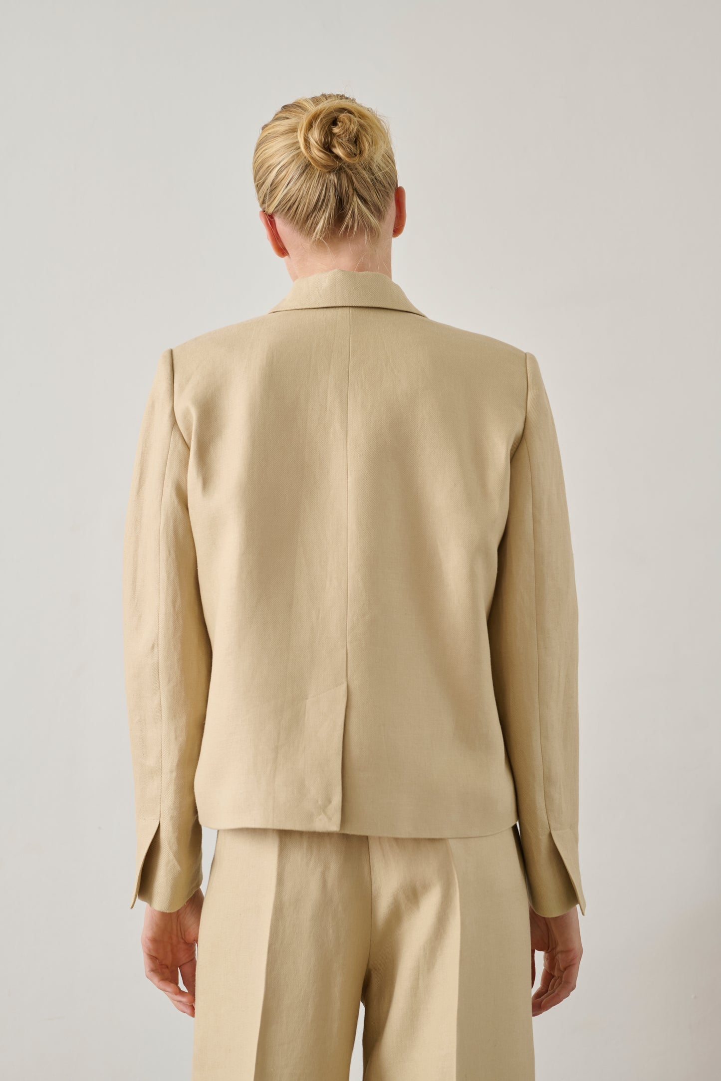 Veste Hespera - Beige Poudre - Lin - Femme