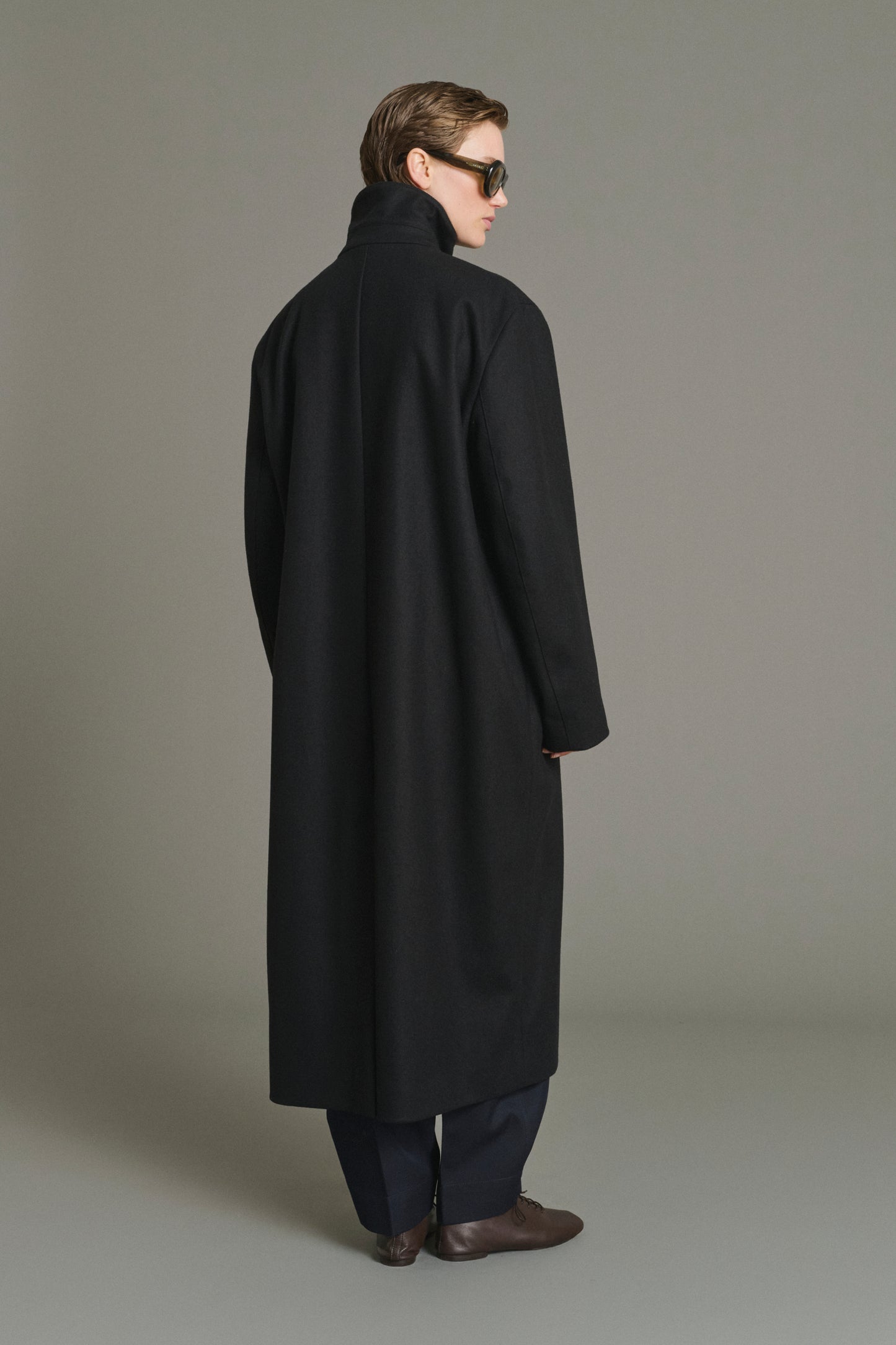 Coat Germain - Black - Wool - Women