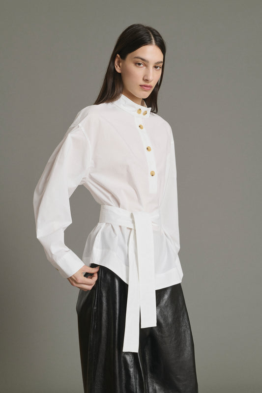 Blouse Lizzie - Off-White - Cotton - Women