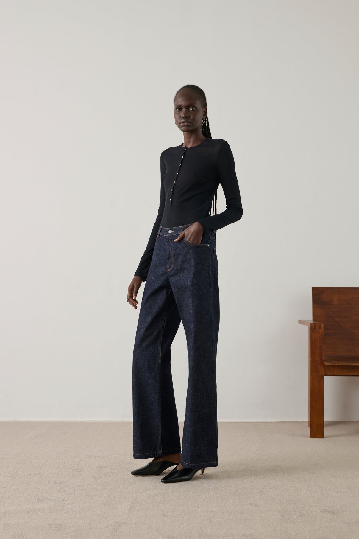 Jean Calvin - Brut - Denim - Femme vue 5