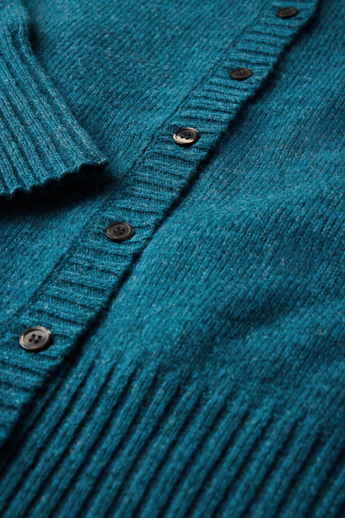 Cardigan Fugu - Persian Blue - Merino Wool - Women vue 6