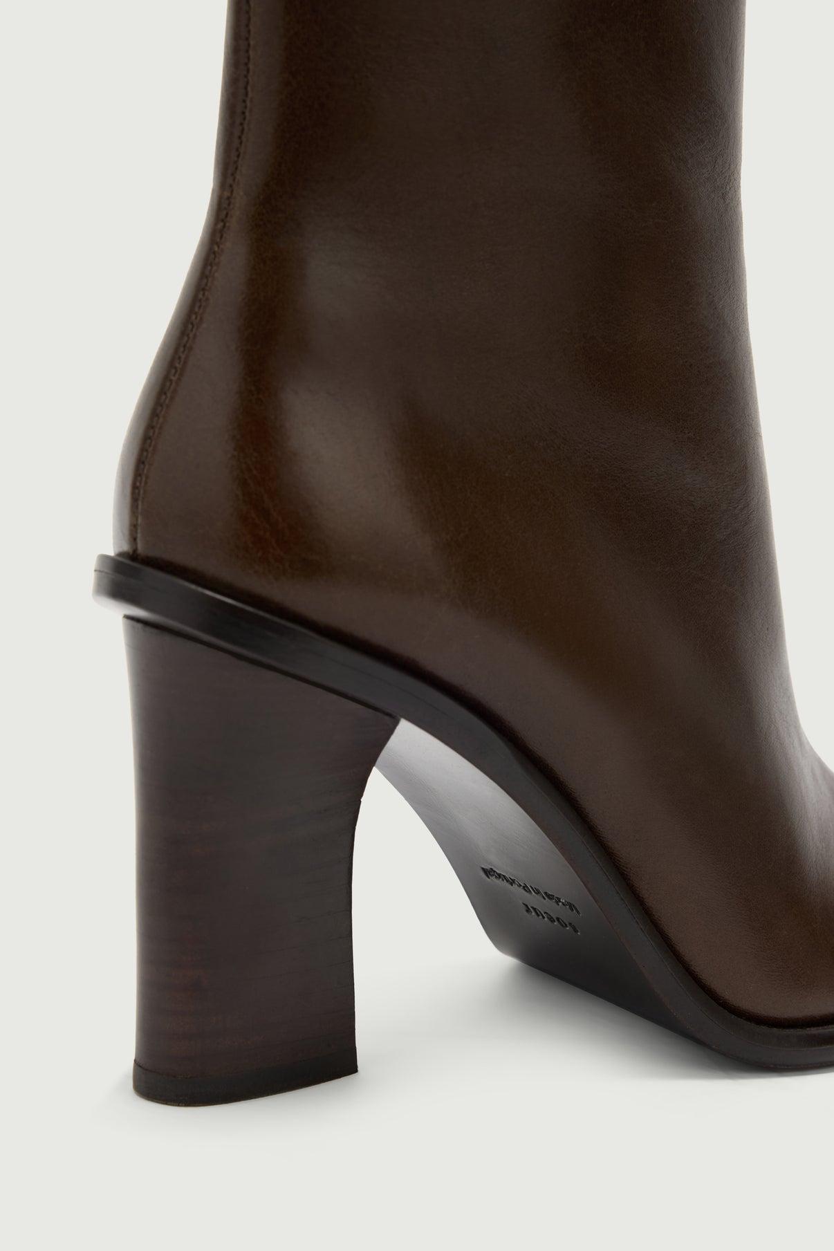 Lollie Ankle Boots - Dark Brown - Leather - Women vue 3