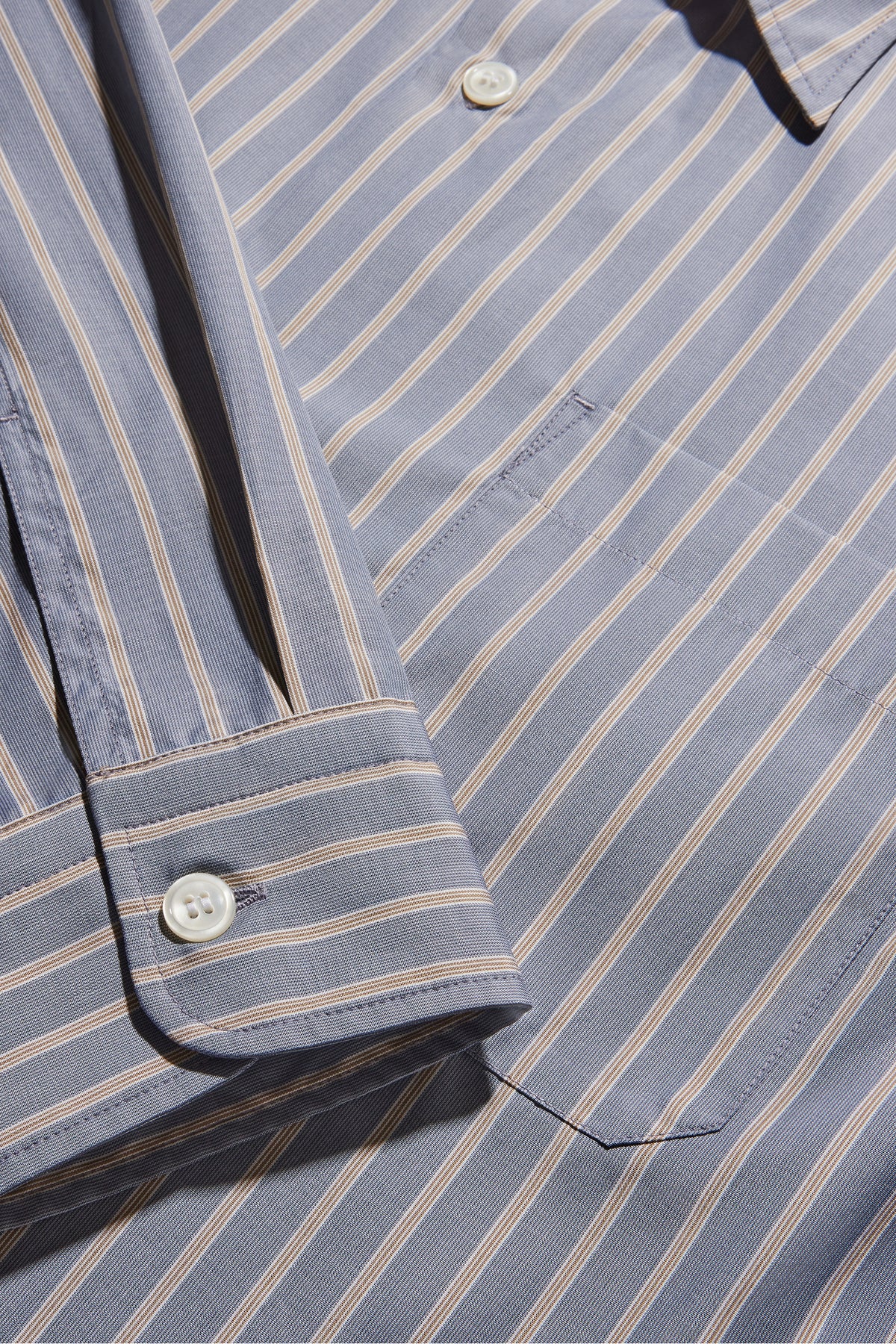 Shirt Glenn - Charcoal/Bronze - Cotton - Men vue 8