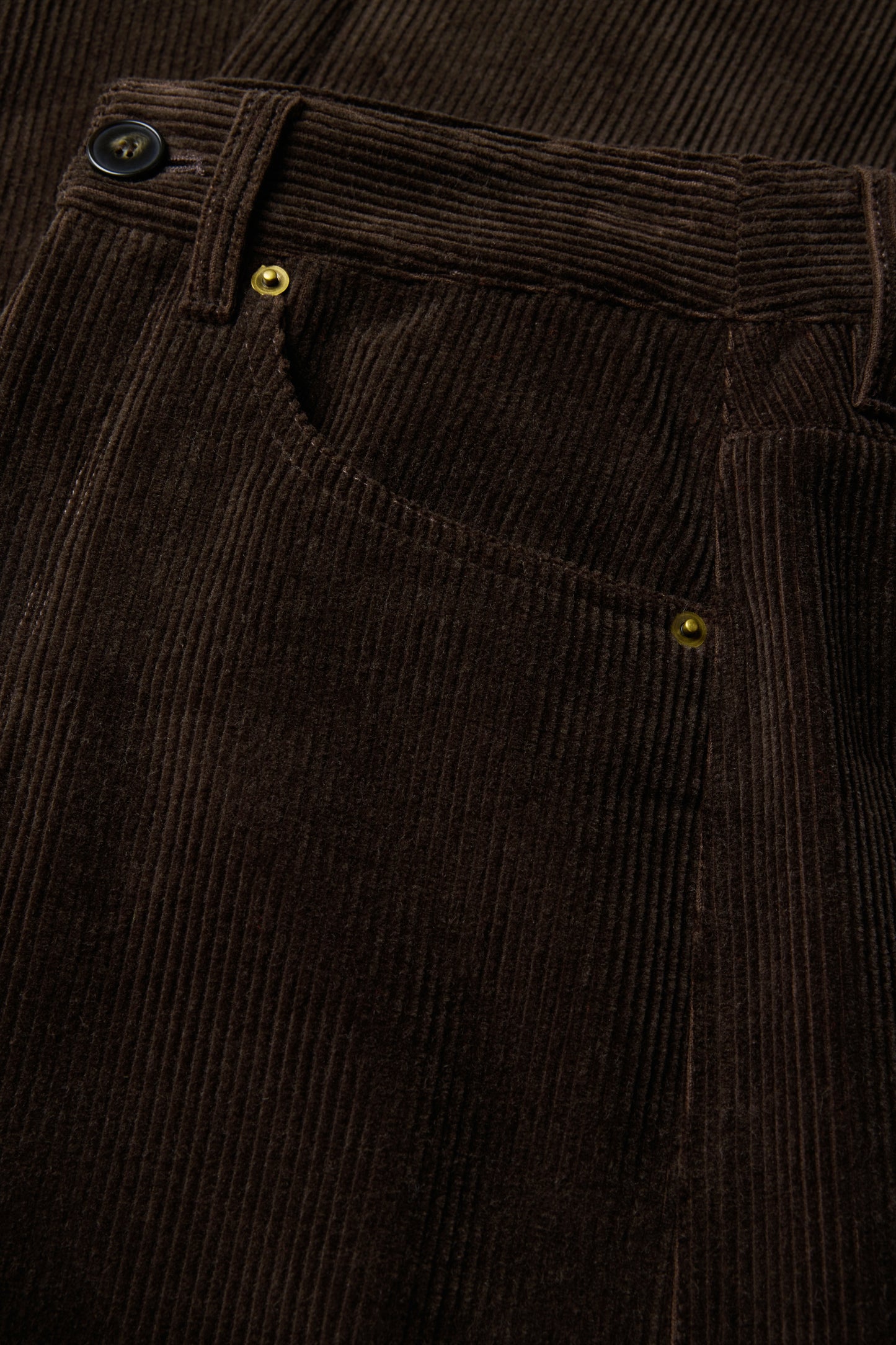 Gunther Trousers - Dark Brown - Cotton - Women