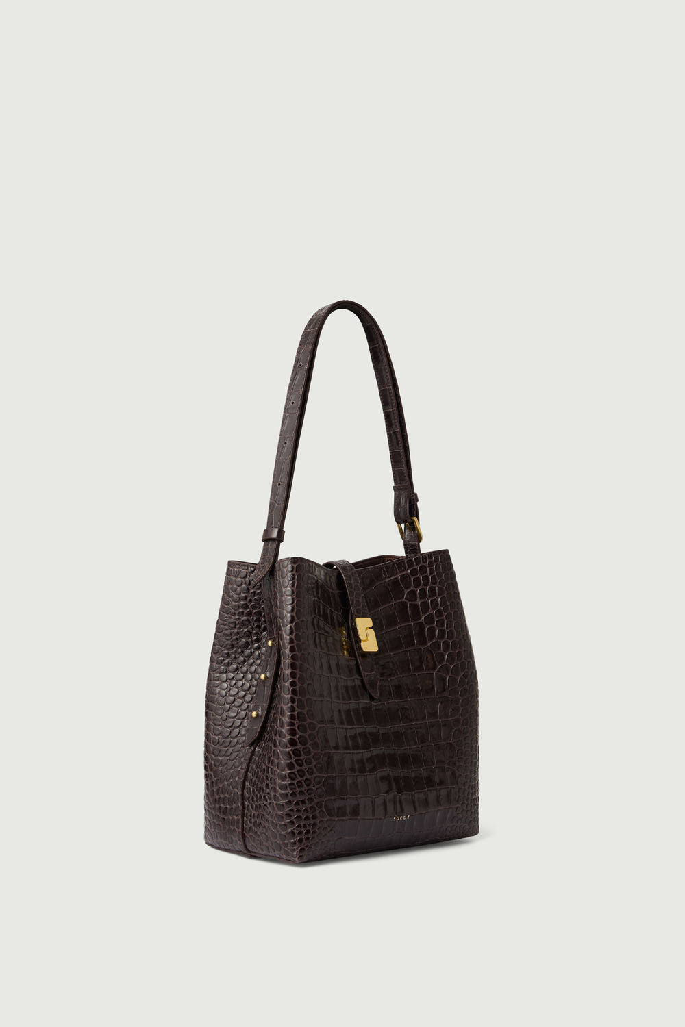 Sac Bello - Marron Foncé - Cuir - Femme
