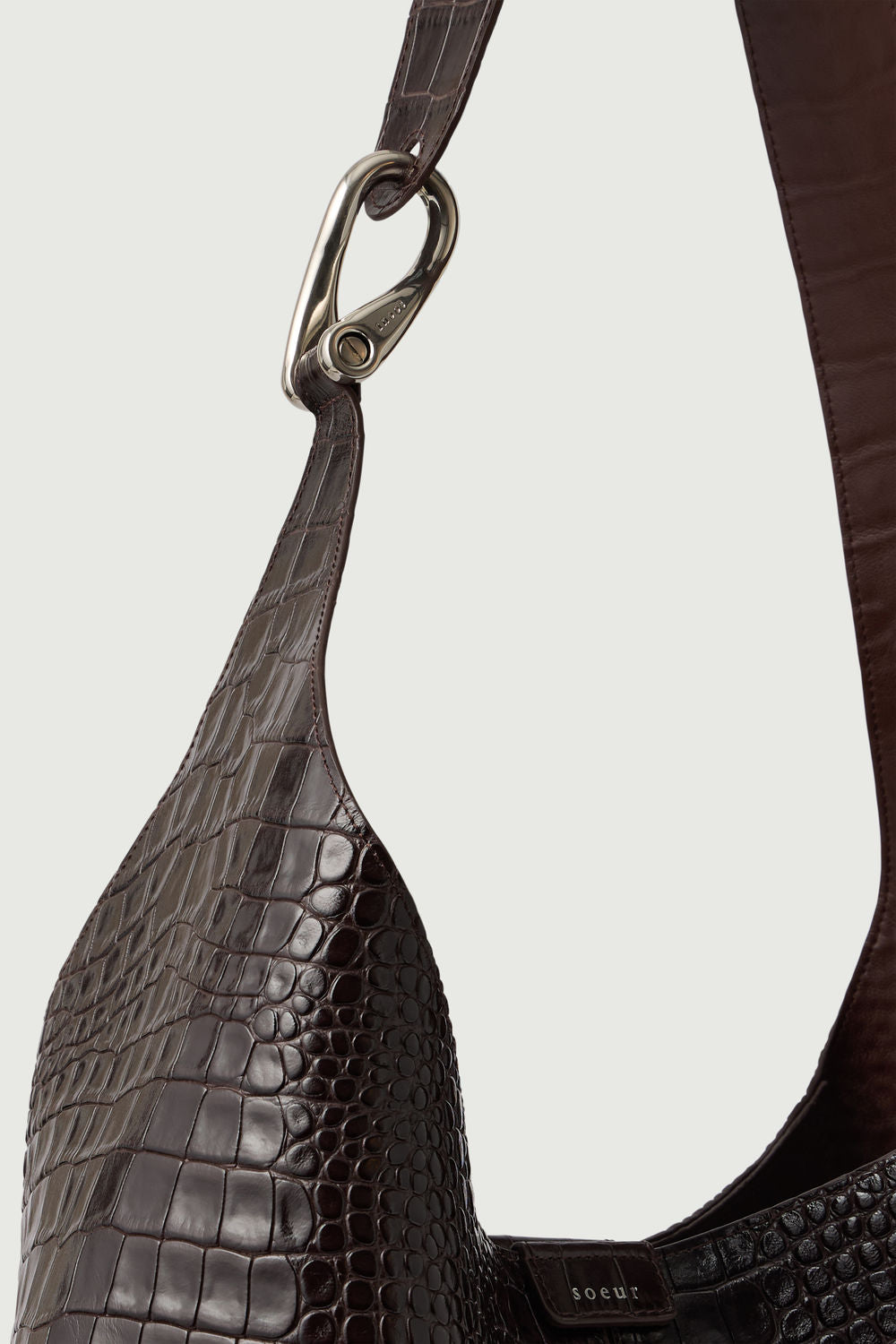Cosima bag - Dark Brown - Leather - Women vue 5