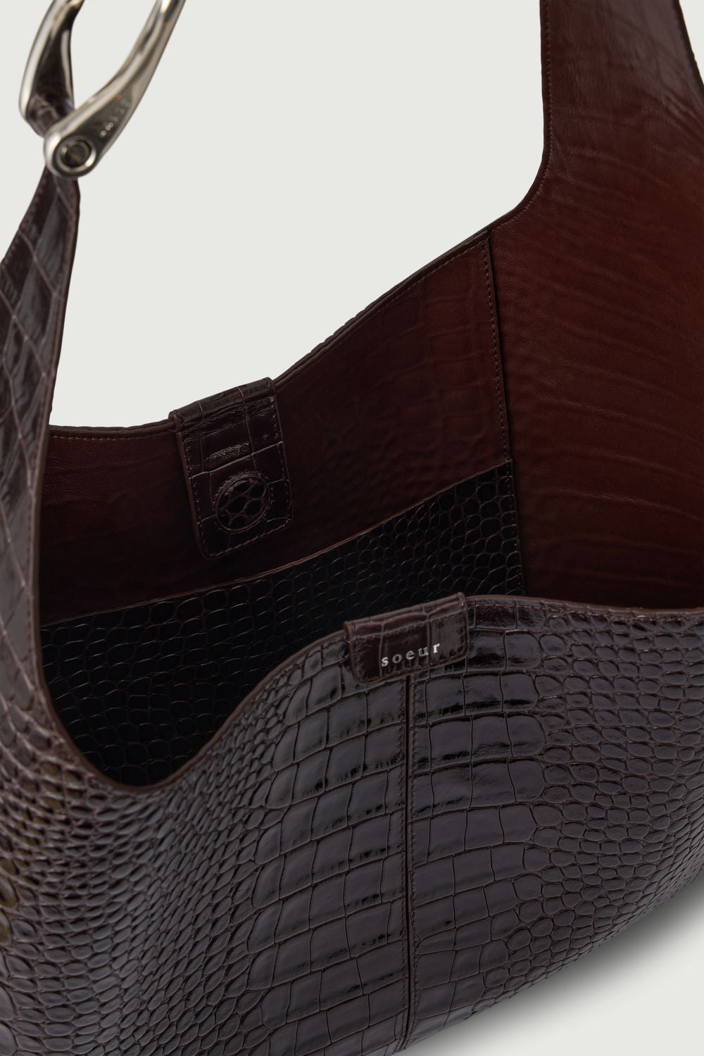 Cosima bag - Dark Brown - Leather - Women