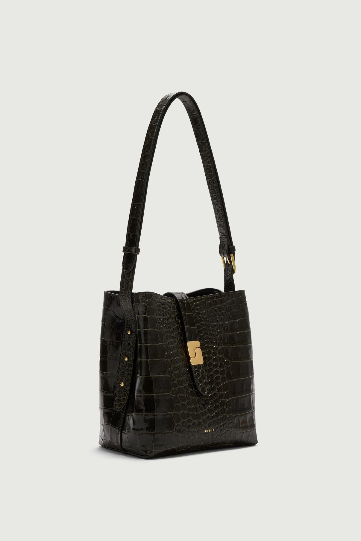 Bello Mini bag – Olive Green – Leather – Women vue 4