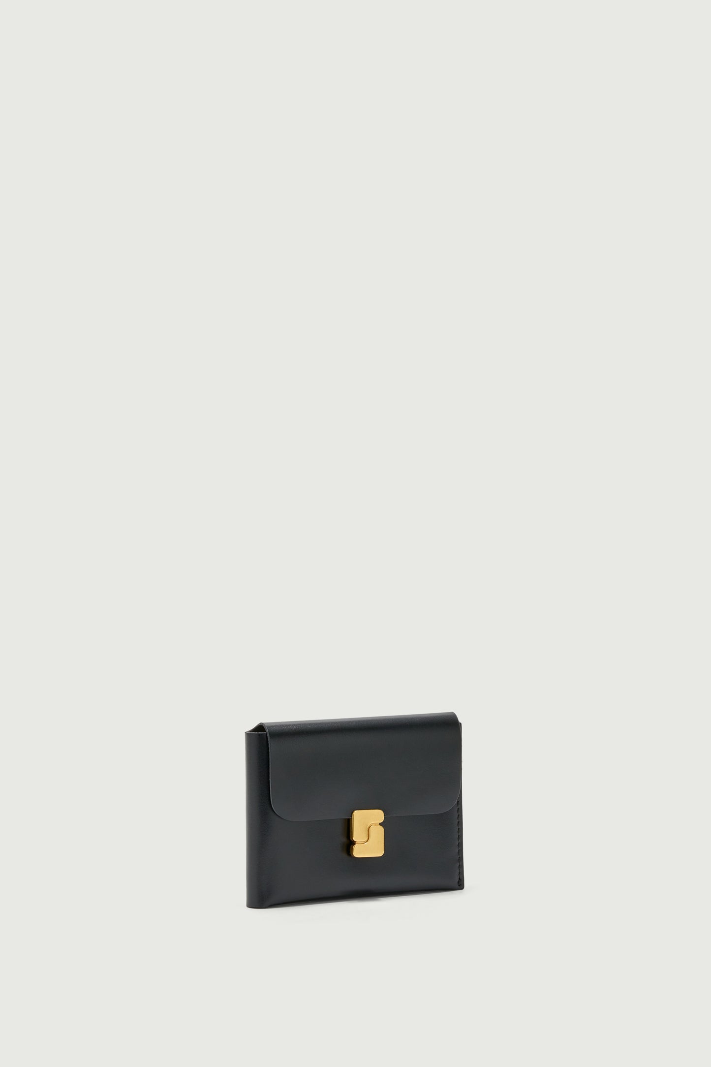 Maia Coin Purse - Black - Leather - Women